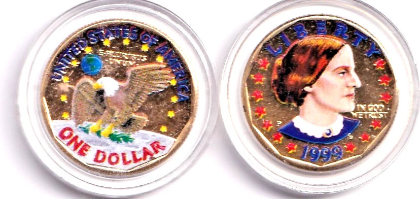 1999年Susan B.AnthonyDollar ANACSPR70DCAM Uncirculated 1999 Susan B Anthony Dollars (1979-1981, 1999) for