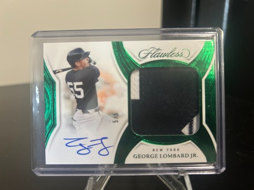 George Lombard Jr Flawless Prospect Patch Auto Emerald /5