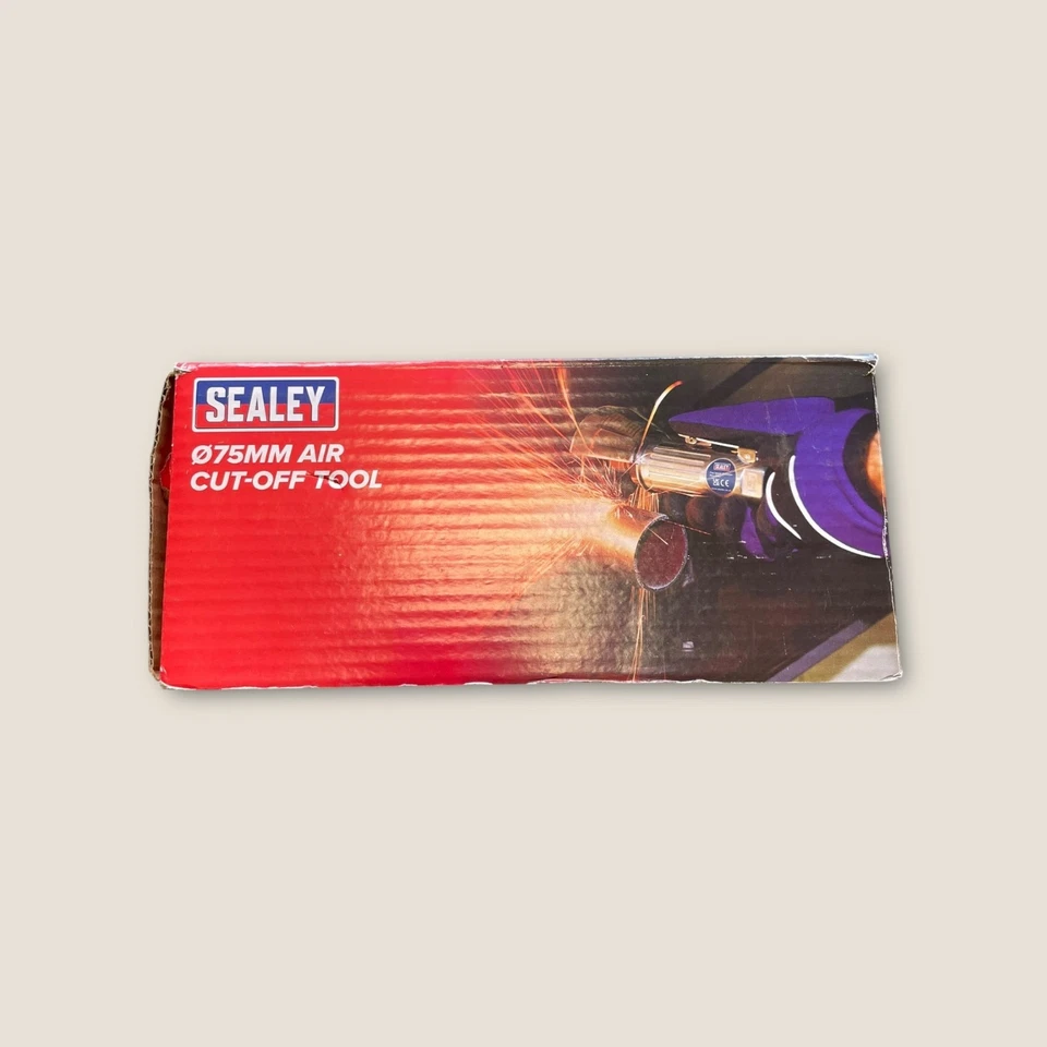 Sealey SA25 Air Rotary Cut-Off Tool 75mm Suitable for Cutting Car Panel - Silver - Image 2 of 4