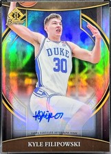 2022-23 Bowman Chrome University #BI-3 KYLE FILIPOWSKI Invicta Auto #'d /99