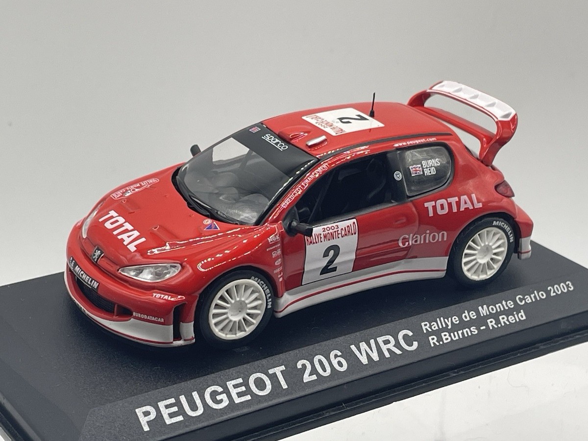Peugeot 206 WRC Rallye de Catalogne 2001 1/43 Altaya - Collection