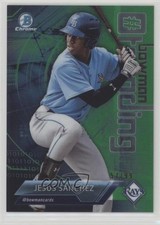 2018 Bowman #Bowman Trending Green Refractor 57/99 Jesus Sanchez ##-JS 0f8