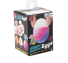 Nee Doh Dippin  Dazzler Eggs  Color Changing Fidget Toy  PINK COLOR