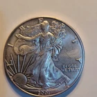 U.S. Mint American Eagle 1 oz 0.999 Fine Silver Coin 2001 Business Strike