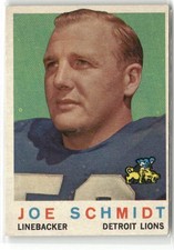 1959 Topps #6 Joe Schmidt