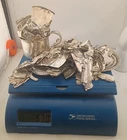 Large Sterling Silver Scrap Lot with Lunt Sterling Baby Cup 530 Grams
