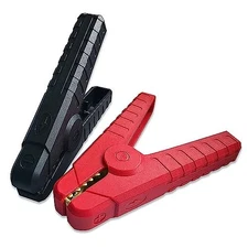 Car Battery Jumper Cable Clamps brass Insulated Alligator Clips Black & Red 