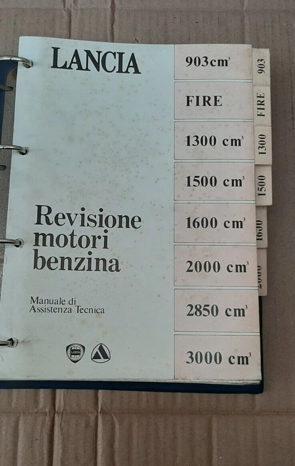 MANUALE REVISIONE MOTORI BENZINA LANCIA 1985-1600-1300-1500-1581-2000-THEMA - Immagine 3 di 4