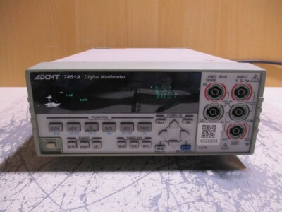 Advantest ADCMT 7451A Digital Multimeter Netzteil bestätigt Müll Japan