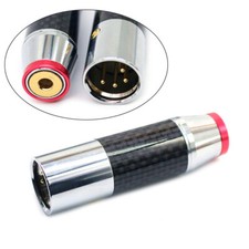 1pc 4Pin XLR Male to Headphone Jack Female 2.5/ 3.5/4.4mm Gold Plated Connector