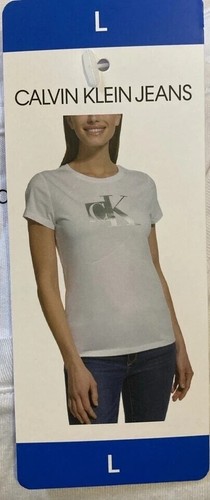 Calvin Klein Jeans Ladies' Logo Tee / E52 - Picture 26 of 26