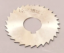 MORSE 3x1/16"  HSS SLITTING SAW, 30 TPI, 1" ARBOR (USED)