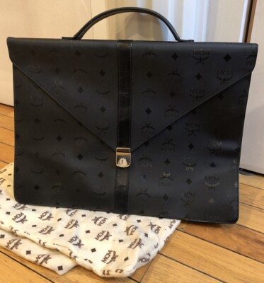 Vintage MCM Michael Cromer Munchen Soft Sided Black Logo