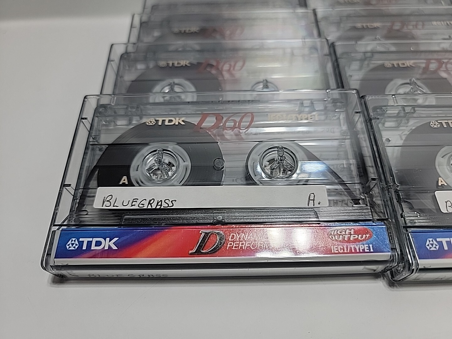 TDK D60 IEC I/TYPE 1 Nastri Cassette Registrazione Supporti Audio