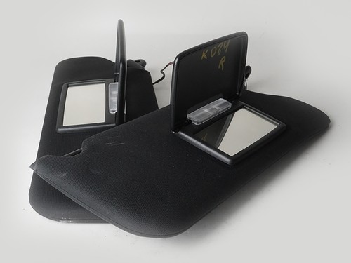 2011 - 2014 Chrysler 200 Dodge Avenger Sun Visor Shade W Mirror Right Left Set - Picture 4 of 10