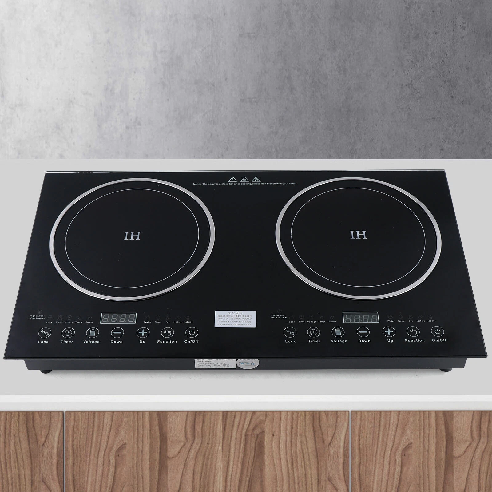 Electric Induction Ceramic 2Burner Stove Cooktop Countertop Cooker Touch Control
Opens in a new wind