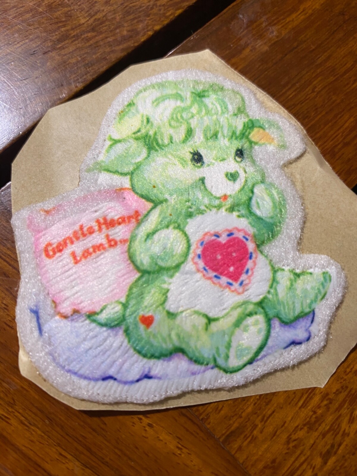 LOT OF (12) GENTLE HEART LAMB IRON ON PATCHES 2 1/4” X 2 5/8”