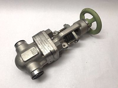 KSB 1'' Inch 316 Stainless Steel Double Disc Gate Valve 150 lbs Socket Weld