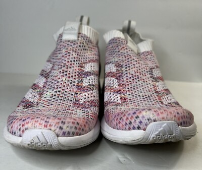 adidas Cloudfoam Shoes Women's Size 5.5 Pink Confetti Party Slip-on | eBay
