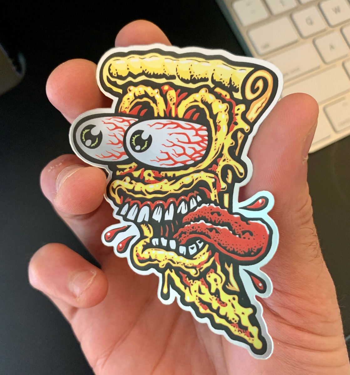 RatFink Monster Erupts From Hot Rod In Bold Airbru... - AI Art - Foto 4