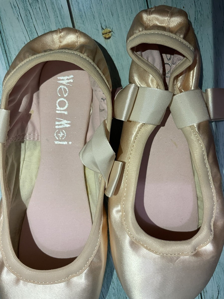 ウエアモア　OMEGA SATIN POINTE SHOES 4 ベージュ OMEGA SOFT