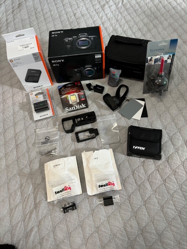 Sony a7 III 24.2MP Digital Camera, Fisheye Lens & Adapter +Lots of Accessories