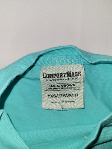 Comfort Wash by Hanes Youth T-Shirt Size XS - Picture 3 of 4