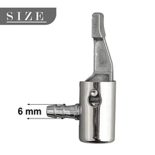 1 Pack 6mm Bicycle Air Pump Nozzle Replacement Head Schrader-Valve Tyre Tube 6MM