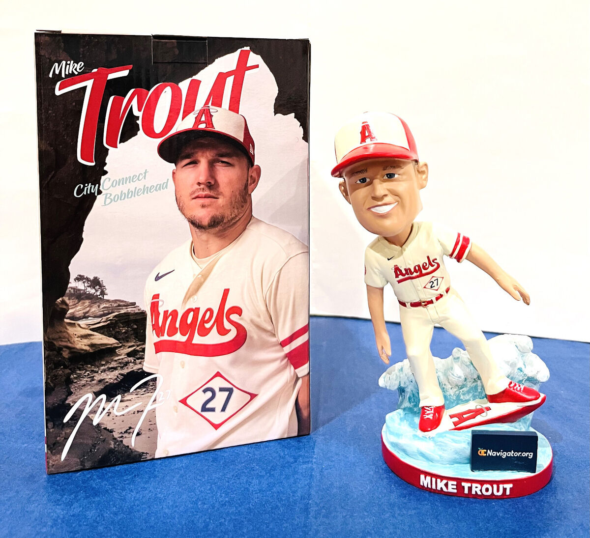 MIKE TROUT bobble head マイクトラウト Mike Trout Los Angeles Angels Bobblehead MLB at Amazon's