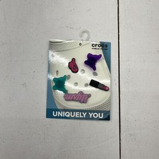 Crocs Cool Girl 5 Pack Shoe Charms NEW