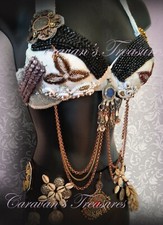 Fantasy Belly Dance Bra Size AA/A  Free 3-Day Shipping