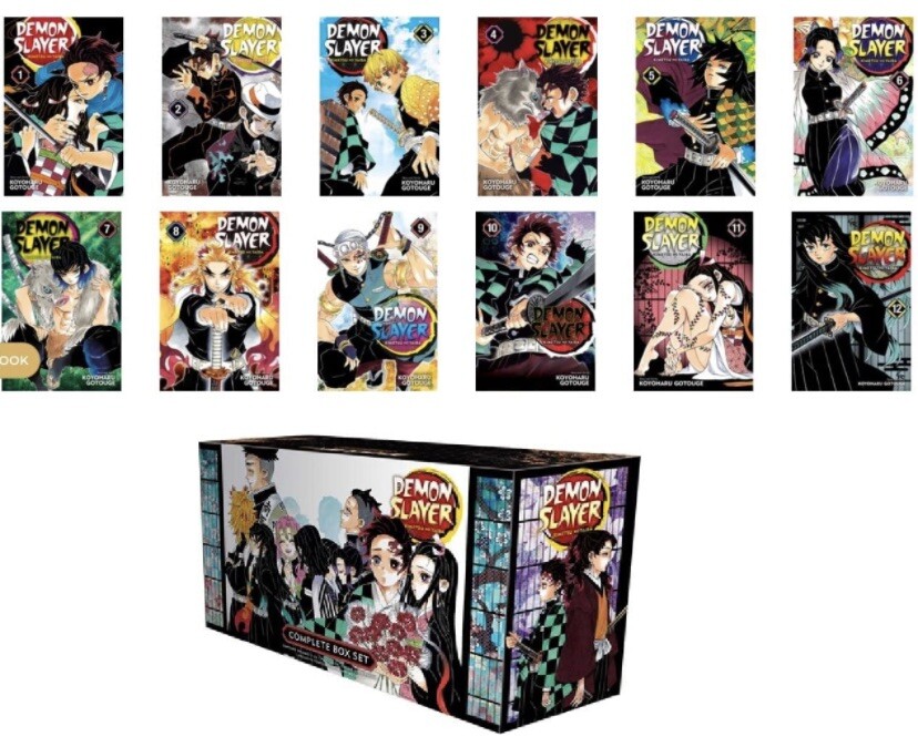 demon slayer manga full set english | eBay