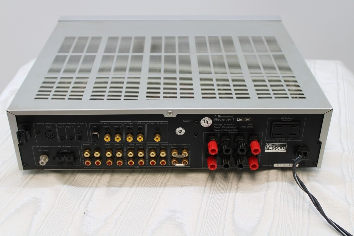 WOW! Vintage Nakamichi Receiver 1 Limited TESTED! FREE