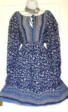 PEACOCKS KEYHOLE VINTAGE STYLE PARTY DRESS SIZE 20 