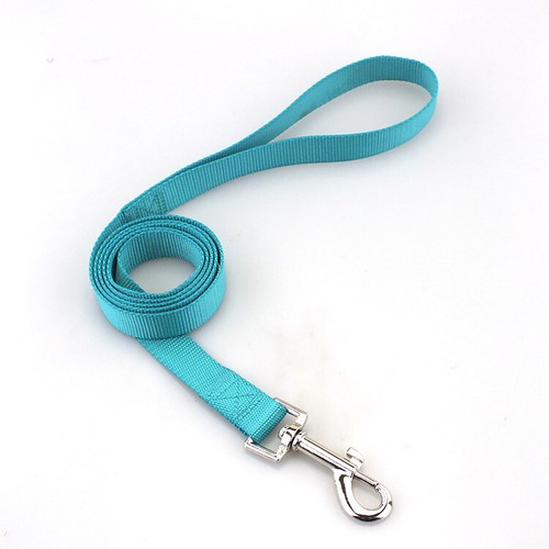 Dog Puppy Pet Lead Leash Nylon 120cm Size XS S pink blue black grey red brown - Picture 16 of 18