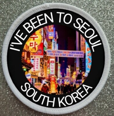 3'' Seoul Südkorea Sublimation Aufbügeln/Aufnähen Patch Abzeichen 