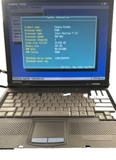 Compaq Armada E500 PIII 450 MHz 256MB RAM CD-ROM Floppy Laptop 10GB hard drive