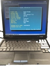 Compaq Armada E500 PIII 450 MHz 256MB RAM CD-ROM Floppy Laptop 10GB hard drive