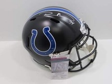 ROBERT MATHIS INDIANAPOLIS COLTS SIGNED RIDDELL SPEED F/S HELMET JSA COA