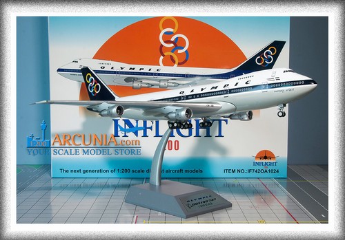 Inflight200 (1:200) Olympic Airways Boeing 747-200 "SX-OAC" IF742OA1024 - Imagen 6 de 6