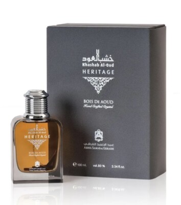 Khashab Al Oud Heritage Asaq 100ml Amber Oud Safran Ceder Sandelholz 