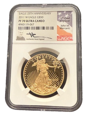US 2011 W Gold 1 oz $50 NGC PF70UC Proof Gold Eagle