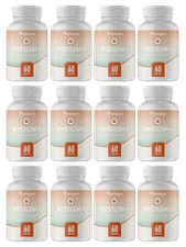 Visium Plus- Vision Support Supplement 12 Bottles 120 Capsules