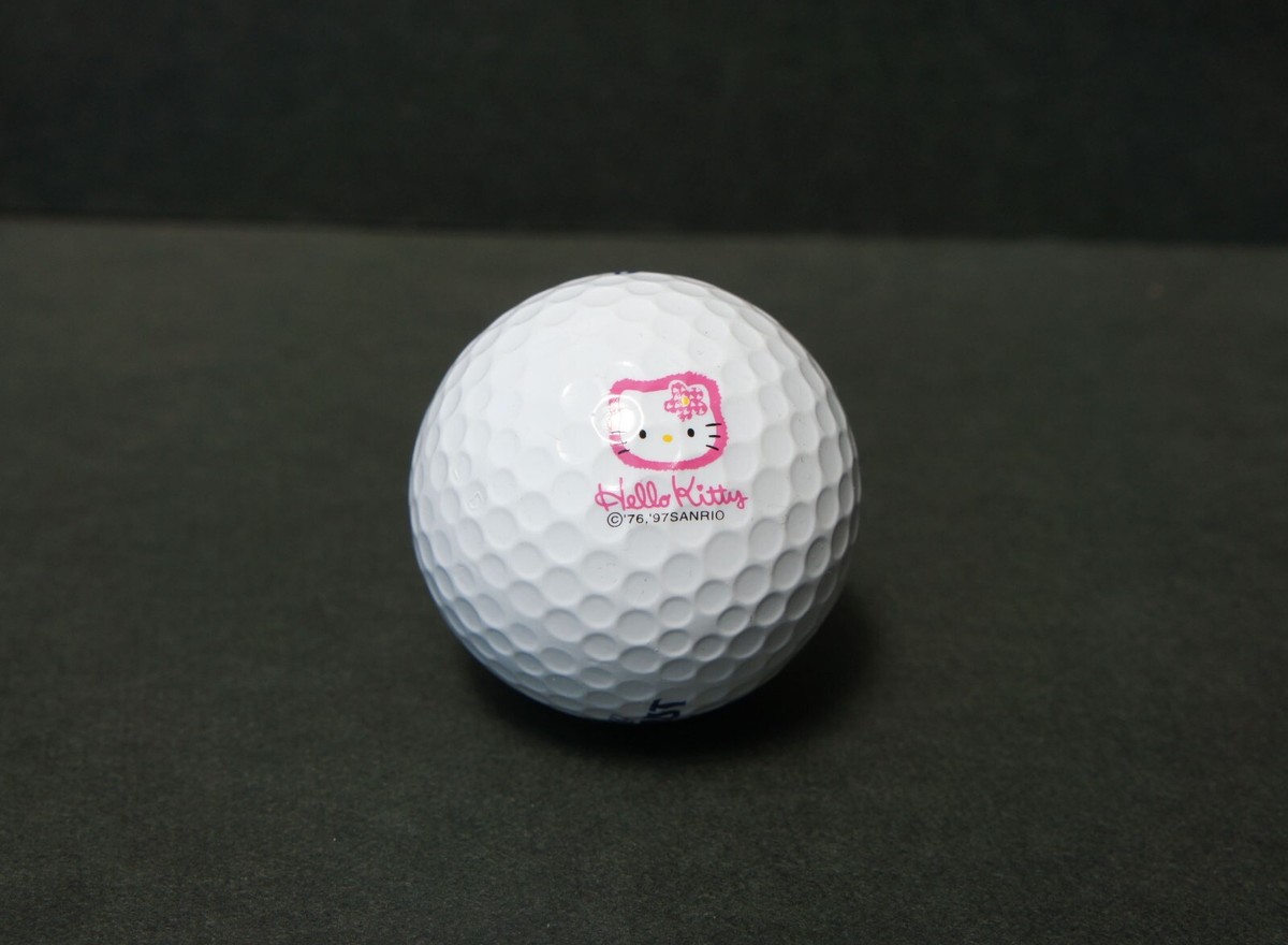 Vintage Hello Kitty Sanrio Golf Ball 1976 - 1977' Dunlop Made in