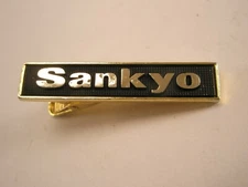 SANKYO Vintage Advertising Tie Bar Clip logo products corporation