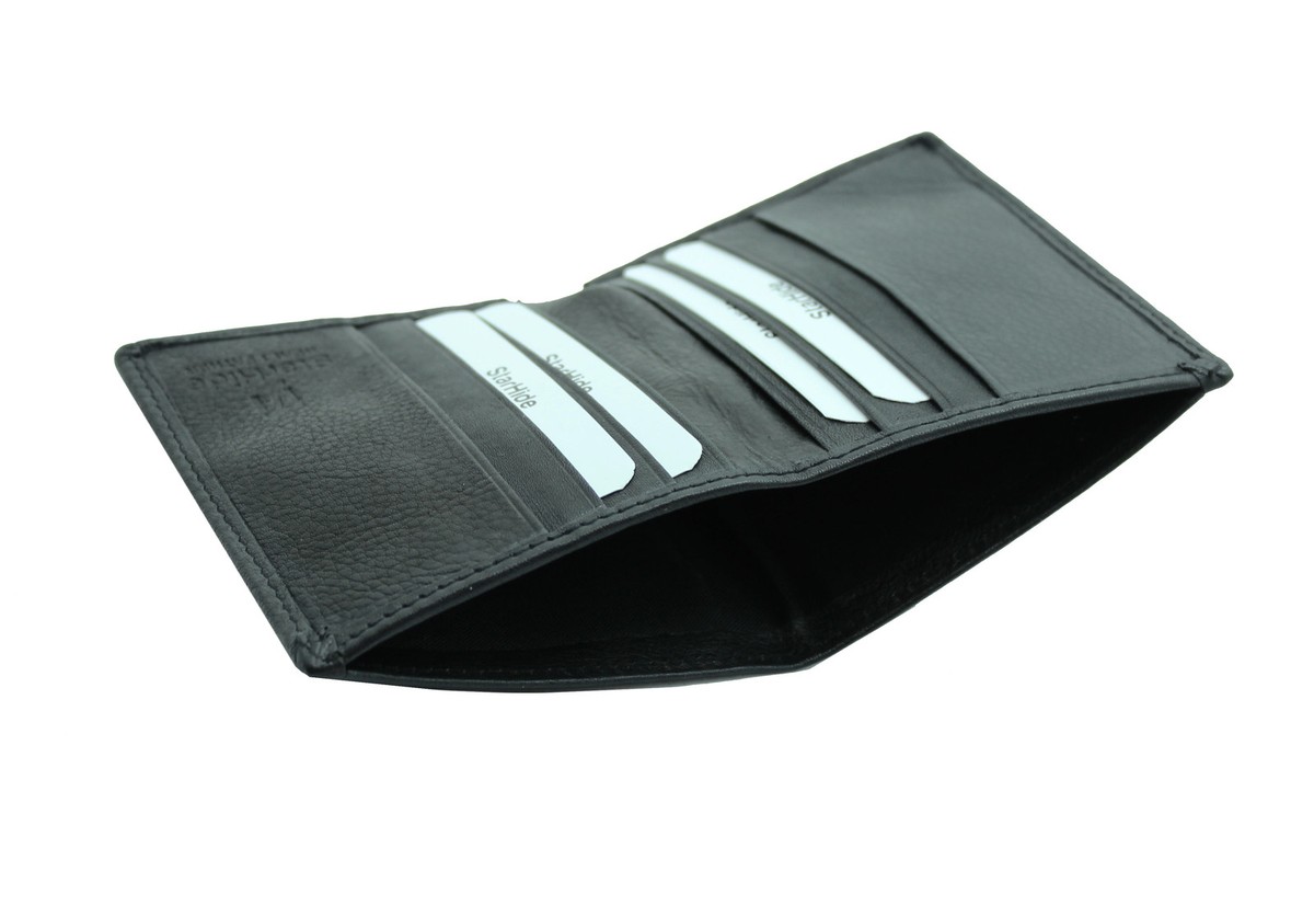 Porta Carte Con Clip SECRID Linea Original In Pelle Navy Con RFID A - Foto 5