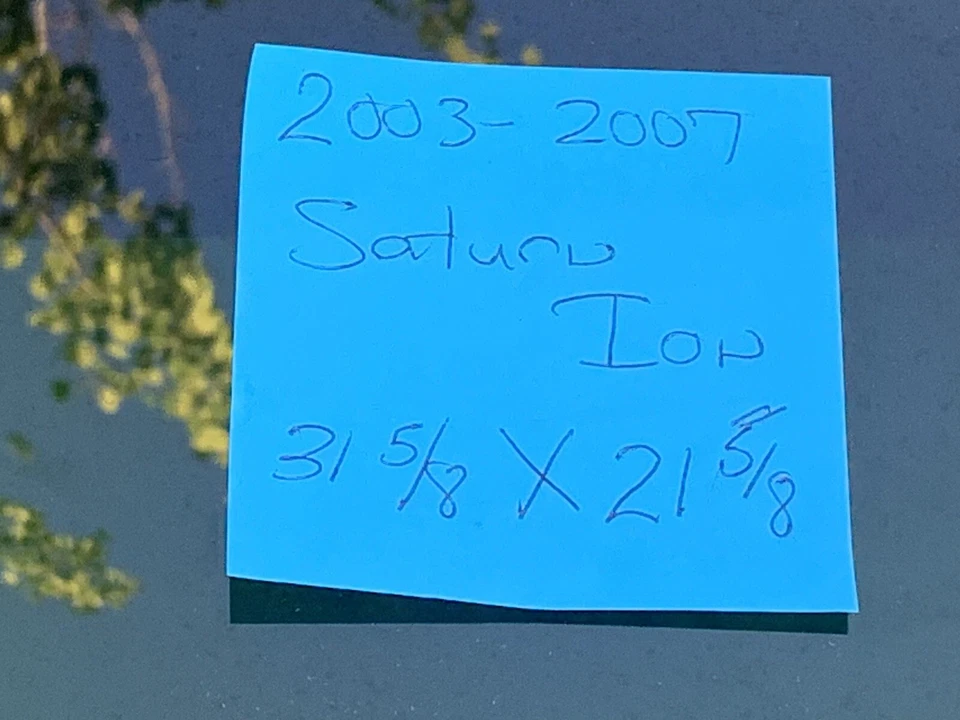 Vidrio de techo corredizo para ventana de techo corredizo Saturn Ion 2003-2007 fabricante de equipos originales de fábrica. Foto 2 de 4