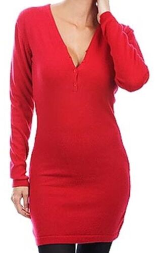 Balldiri Premium cashmere abito donna maniche lunghe scollo a V con bottoni 2 fili - Foto 1 di 33
