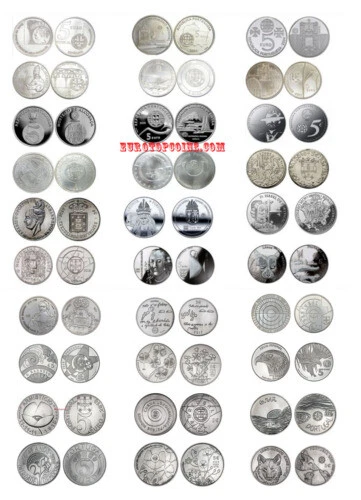Pièces euro du Portugal pour 5 Euro Année 2019