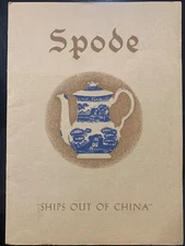 1941 SPODE Shop Ephemera: Booklet, Pamphlets, Invoice, Advertisement. Canada